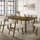 Furniture of America Raissa FM32011WN-T-7PC 7 Pc Dining Table Set