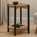 Furniture of America Hyde SL4200WN-E Round End Table