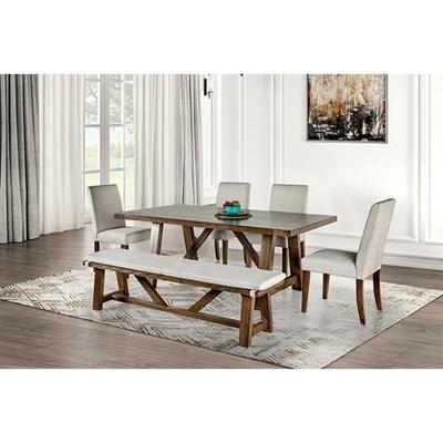 Furniture of America Losone FM3422BR-T-6PC-BN