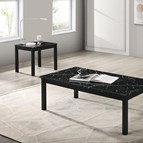 Furniture of America Findlay FM42900BK-3PK 3 Pc Table Set