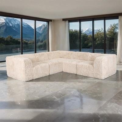 Furniture of America Nappi FM62102BG-SECT-C