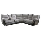 Catnapper Willow 5356 Lay Flat Reclining LSF with Console - Black