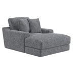 Jackson Furniture Cozy 344519 Chaise with USB - Gunmetal