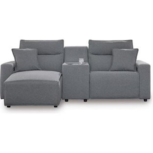 Signature Design by Ashley ModMax II 65906S17C 3 pc Power Reclining Sectional with Chaise (Sectionals - Power Recline)