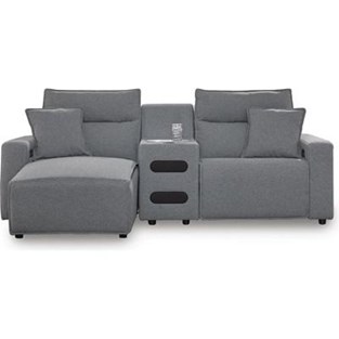 Signature Design by Ashley ModMax II 65906S18C 3 pc Power Reclining Sectional with Chaise (Sectionals - Power Recline)