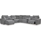 Signature Design by Ashley ModMax II 65906S20C 7 pc Power Reclining Sectional with Chaise