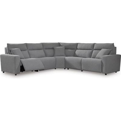 Signature Design by Ashley ModMax II 65906S8C 5 pc Power Reclining Sectional (Sectionals - Power Recline)