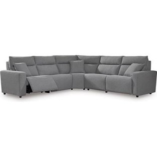 Signature Design by Ashley ModMax II 65906S8C 5 pc Power Reclining Sectional (Sectionals - Power Recline)