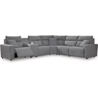 Signature Design by Ashley ModMax II 65906S36C 6 pc Reclining Sectional with Console