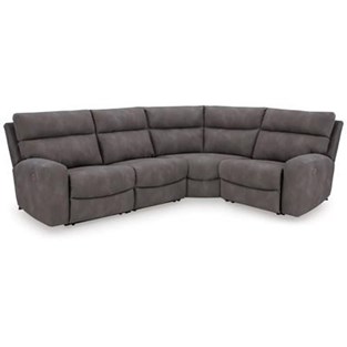 Signature Design by Ashley Next-Gen DuraPella 61003S4C 4 pc Power Reclining Sectional (Sectionals - Power Recline)