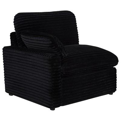 Coaster Furniture Collins 610362P Modular Power Loveseat - Black