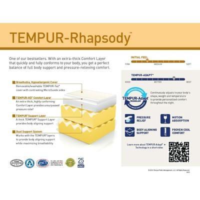 Matelas RhapsodyBed moelleux à plateau standard pour très grand lit californien image 3