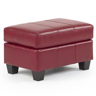 Leather Ottoman (F76EL) image 1