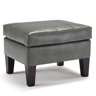 Leather Ottoman (F78EBL) image 1