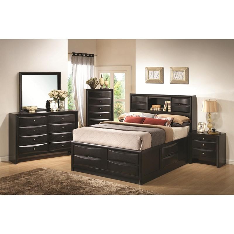 Large Picture of Coaster Furniture Briana 200703 8-Drawer Dresser - Black