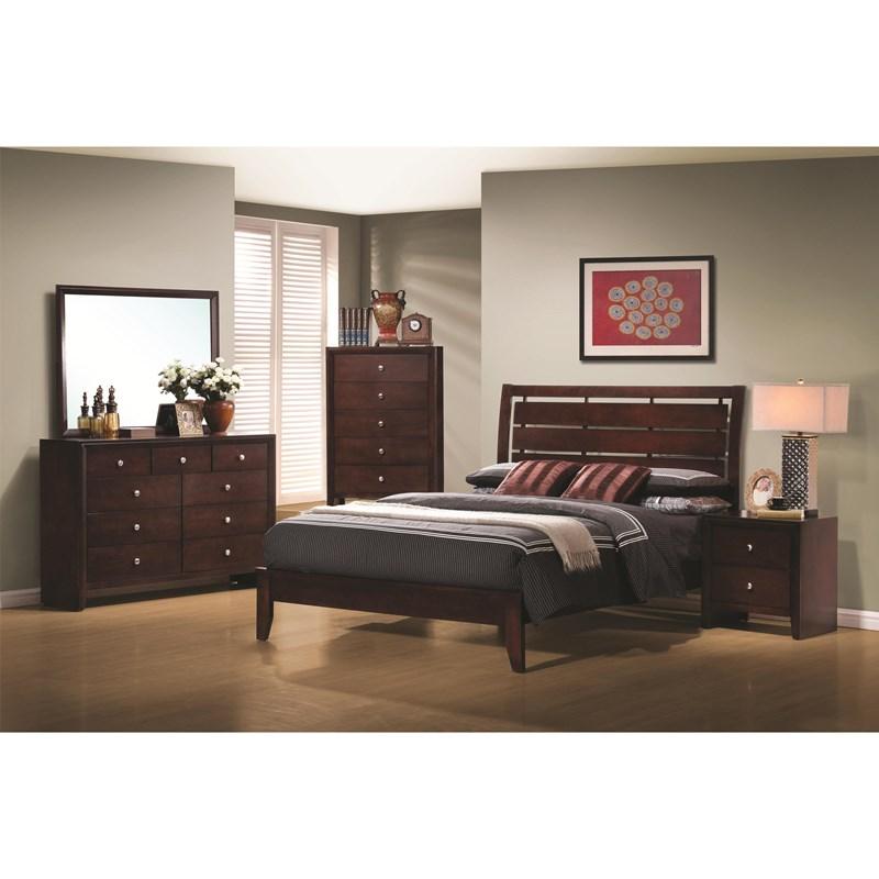 Large Picture of Coaster Furniture Serenity 201971Q Queen Platform Bed
