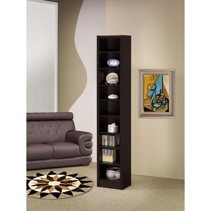 Large Picture of Coaster Furniture Eliam 800285 71-inch 9-shelf Bookcase - Cappuccino