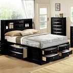 Crown Mark Emily Black Storage B4285-K-DRW-L