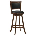 Coaster Furniture Broxton 101920 Upholstered Swivel Bar Chair - Chestnut