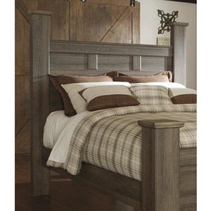 Signature Design by Ashley Juararo B251-67 Queen Poster Headboard (Bed Components - Headboard)
