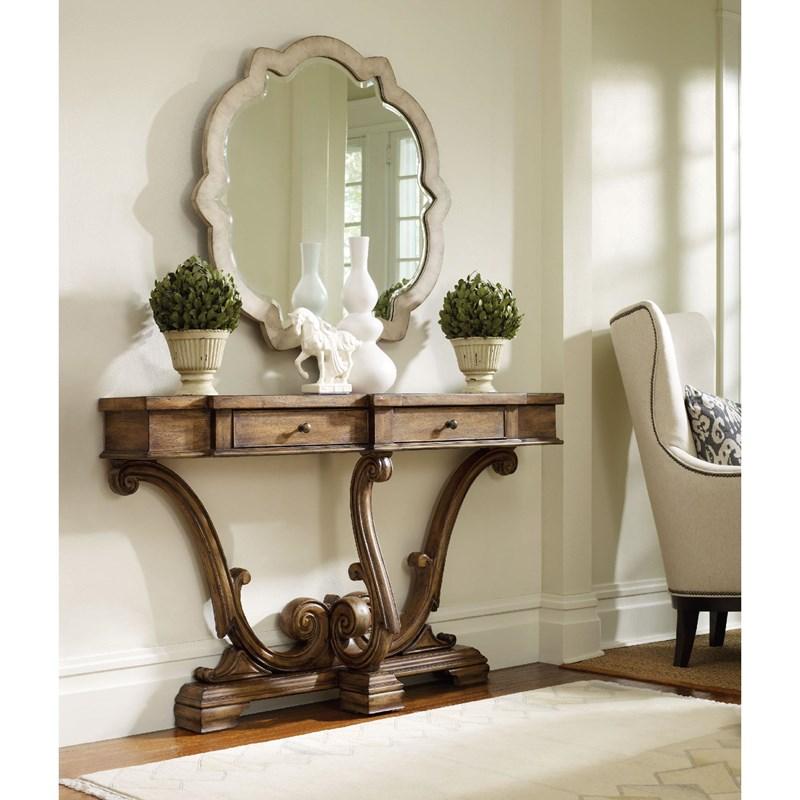 Large Picture of Hooker Furniture 3022-85001 Sanctuary Thin Console-Amber Sands
