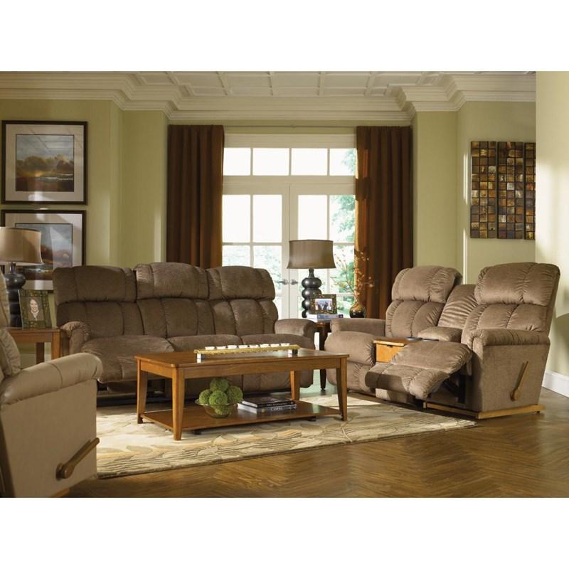 Large Picture of La-Z-Boy Pinnacle Reclina-Way® Full Reclining Sofa - Brown Sugar