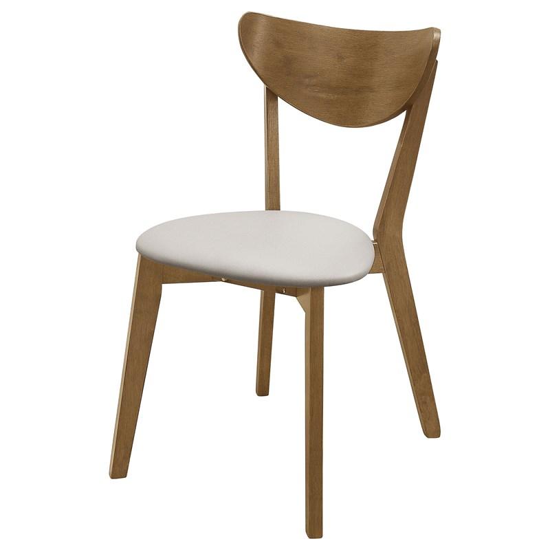 Large Picture of Coaster Furniture Kersey 103062 Wood Dining Side Chair - Chestnut