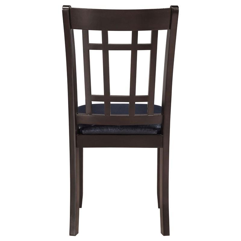 Large Picture of Coaster Furniture Lavon 102672 Wood Dining Side Chair - Espresso