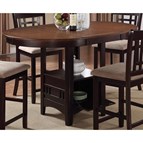 Coaster Furniture Lavon 105278 Oval 60-inch Extension Counter Dining Table - Chestnut