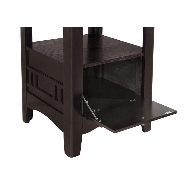 Large Picture of Coaster Furniture Lavon 102888 Oval 60-inch Extension Counter Dining Table - Espresso
