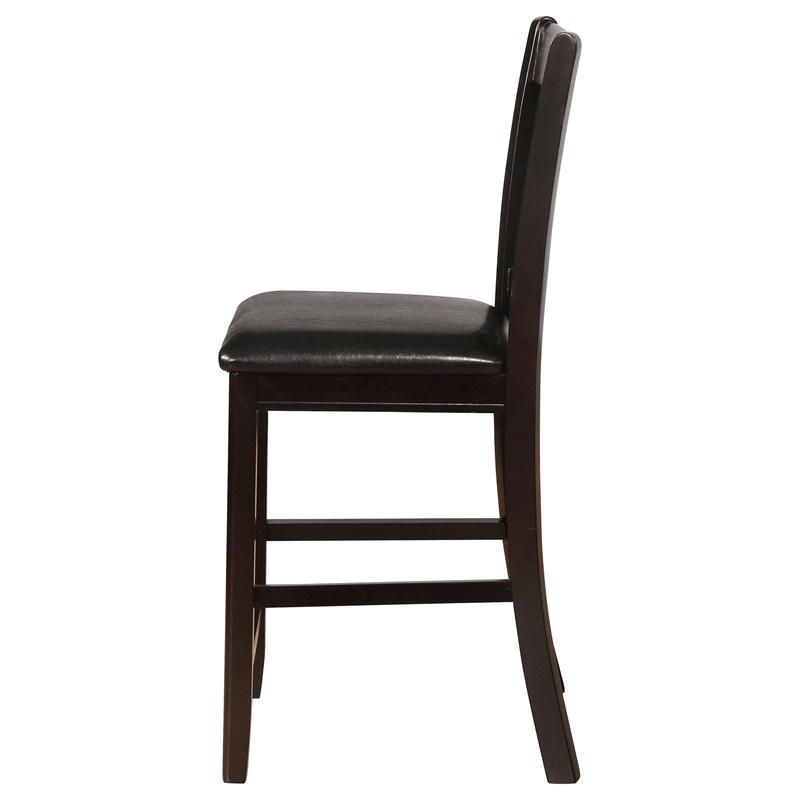 Large Picture of Coaster Furniture Lavon 102889 Wood Counter Chair - Black and Espresso