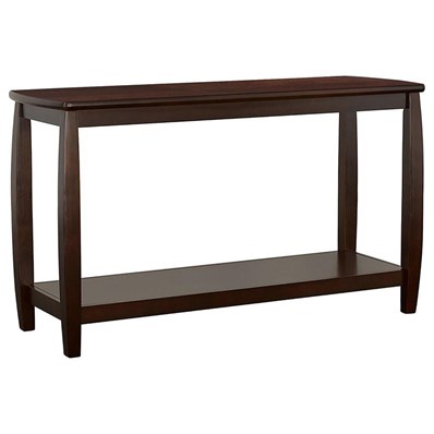 Coaster Furniture Dixon 701079 Wood Entryway Console Table with Shelf - Cappuccino