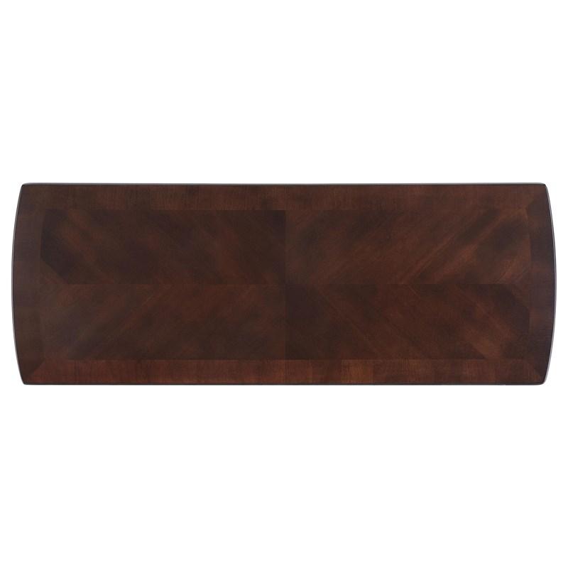 Large Picture of Coaster Furniture Dixon 701079 Wood Entryway Console Table with Shelf - Cappuccino