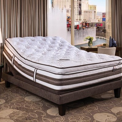 Serta Primo Sonno Super Pillow Top with Motion Perfect II adj. base (King)