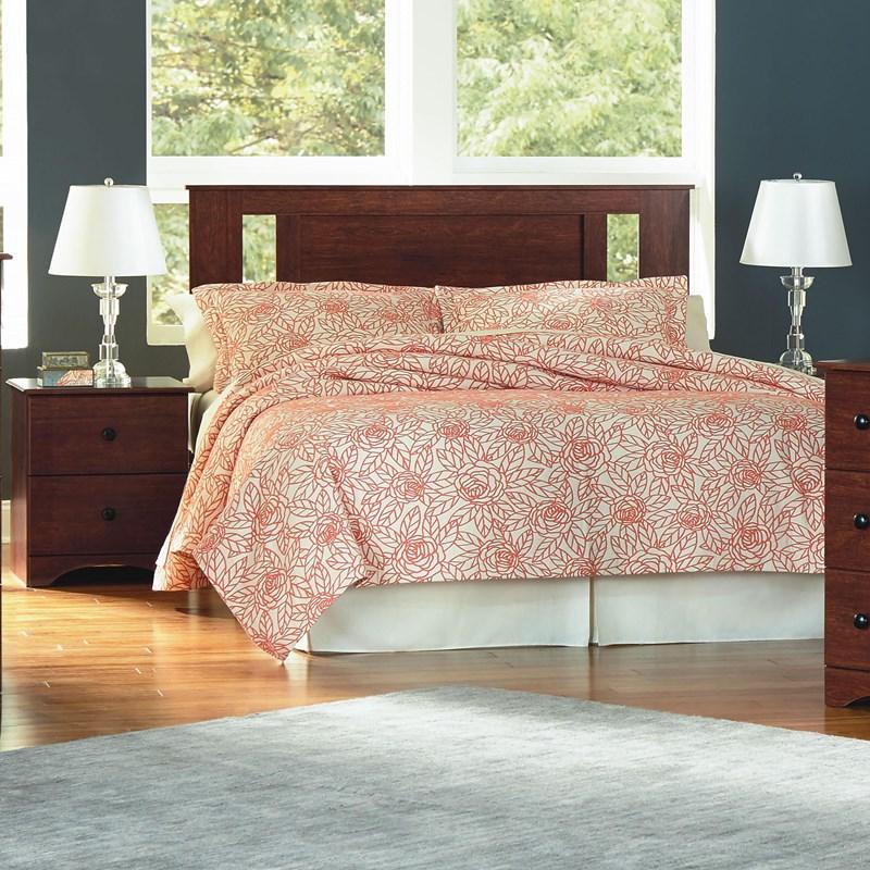 Large Picture of Perdue Woodworks Cinnamon Fruitwood 11032 Queen / Full Panel Headboard