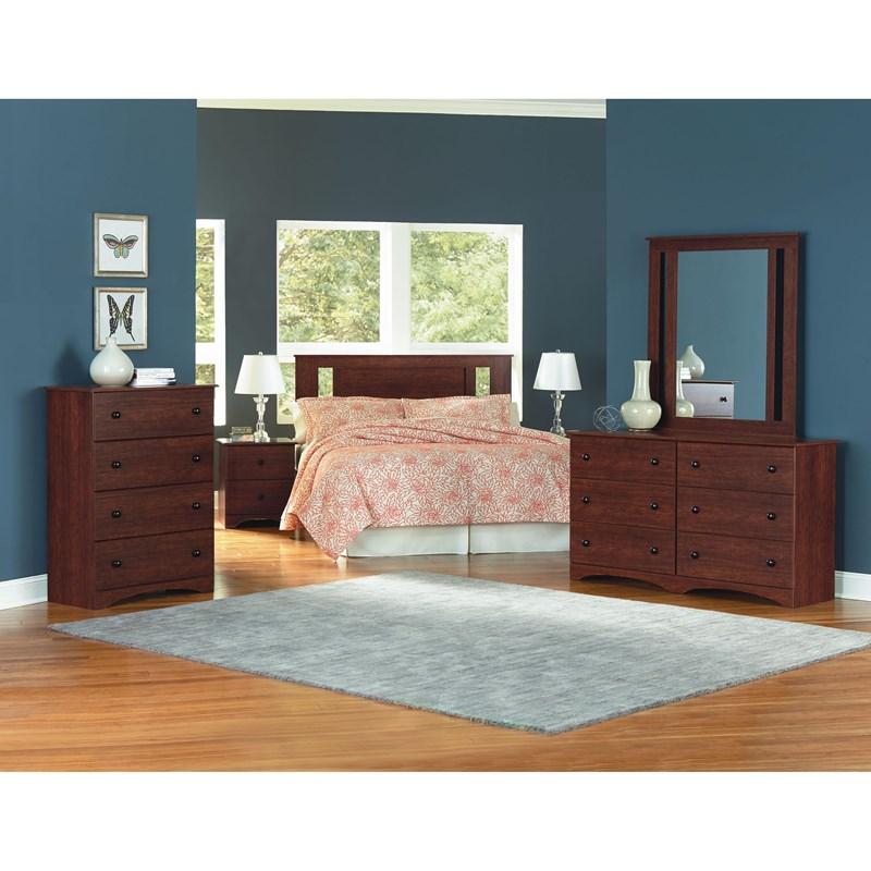 Large Picture of Perdue Woodworks Cinnamon Fruitwood 11032 Queen / Full Panel Headboard