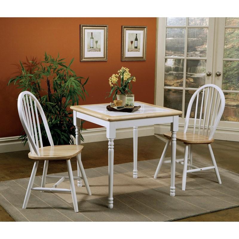 Large Picture of Coaster Furniture Cinder 4129 Wood Dining Side Chair - White