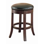 Coaster Furniture Aboushi 101059 Backless Swivel Counter Stool - Brown