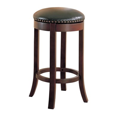 Coaster Furniture Aboushi 101060 Backless Swivel Bar Stool - Brown
