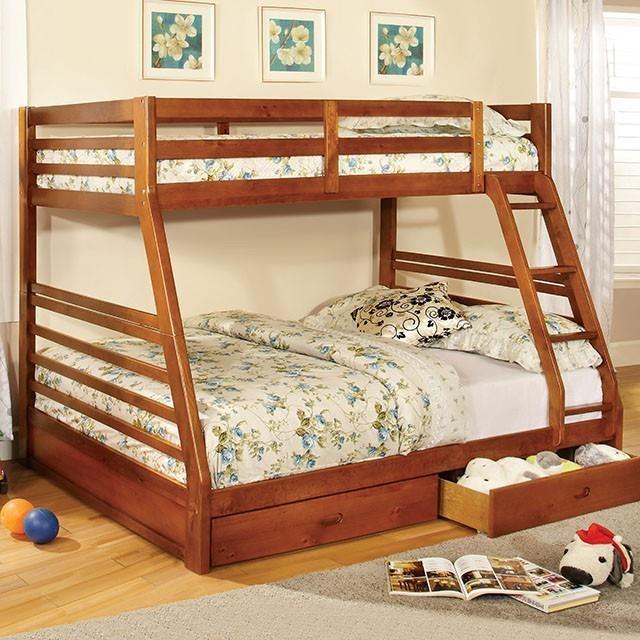 Large Picture of Furniture of America California CM-BK588A Bunk Bed