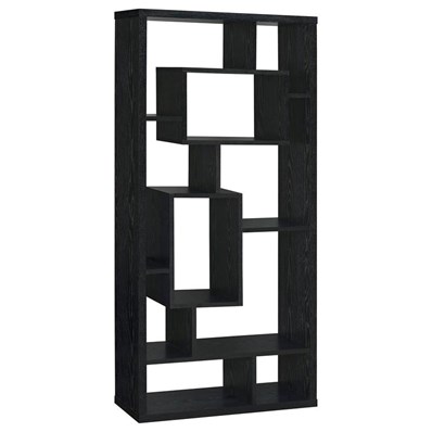 Coaster Furniture Linbrook 800262 67-inch 8-shelf Bookshelf - Black Oak