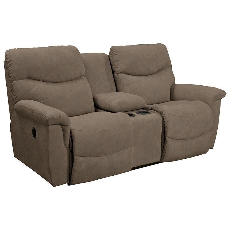La-Z-Boy James Reclining Loveseat w/ Console - Marble