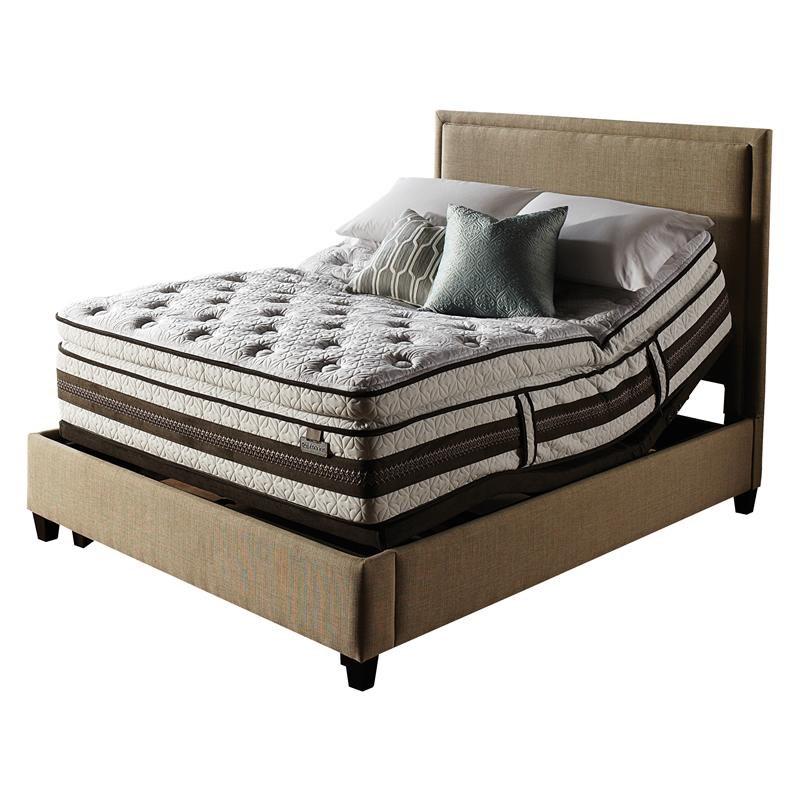 Large Picture of Serta Honoree Super Pillow Top with Motion Perfect II adj. base (California King)