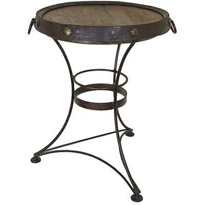 Whiskey Barrel End Table (ZCINC-101) image 1