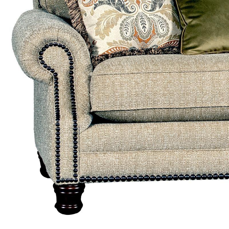 Large Picture of Mayo Furniture 5790F10 Sofa - Irish Linen Lemon Grass