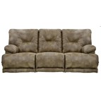 Catnapper Voyager 64381 Power Lay Flat Reclining Sofa - Brandy