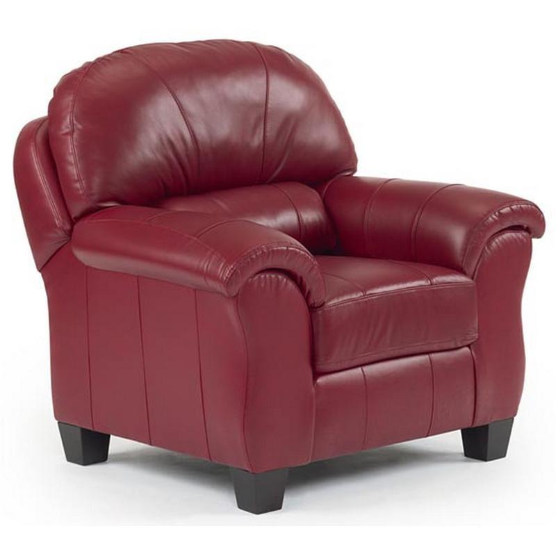 Fauteuil fixe Birkett en cuir (C76DPLU) image 1