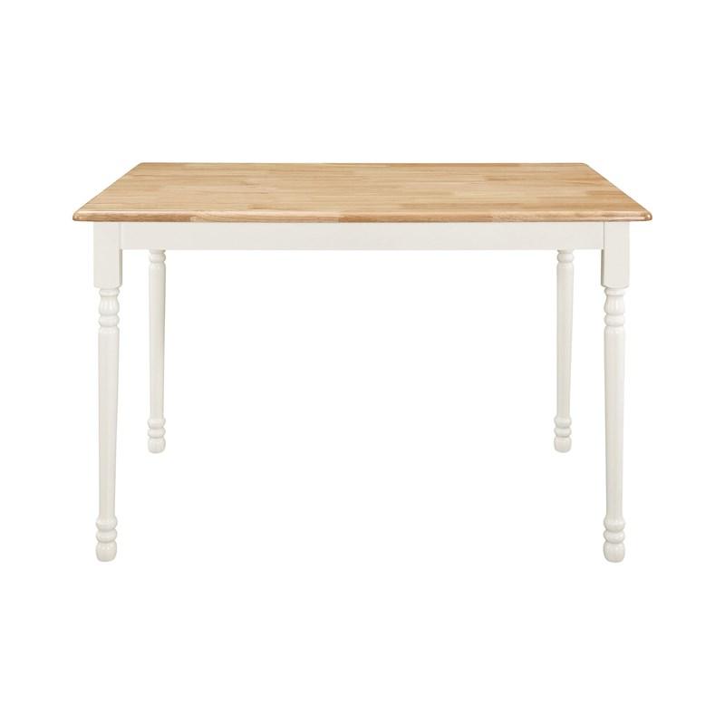 Large Picture of Coaster Furniture Damen 4147 Rectangle Leg Dining Table