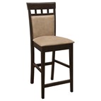 Coaster Furniture Gabriel 100219 Closed Back Counter Chair - Cappuccino