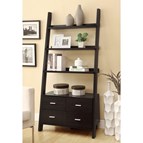 Coaster Furniture Colella 800319 72-inch 5-shelf Storage Ladder Bookshelf - Cappuccino